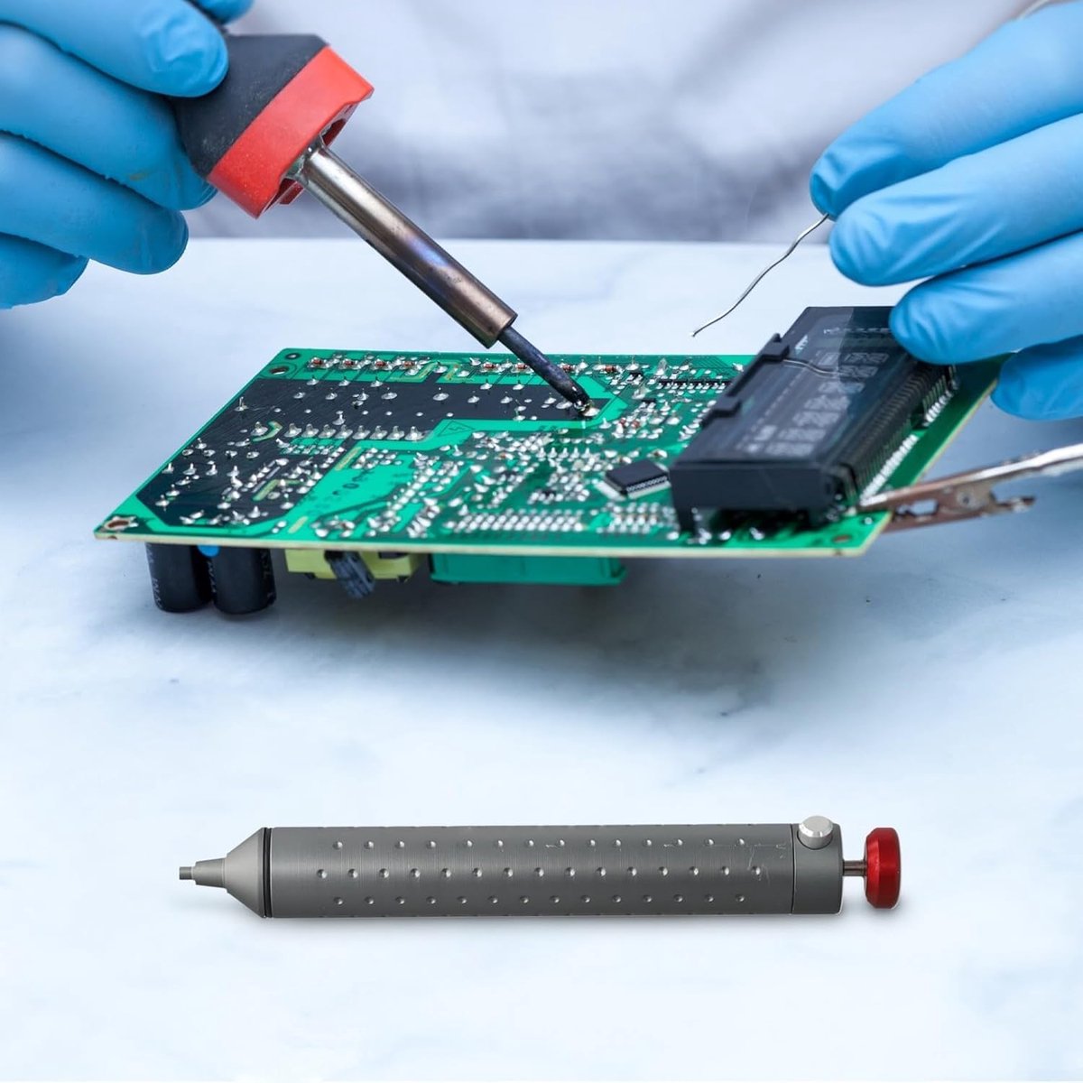 Innovative Desoldering Design Aluminum Pump Which Strong Suction Power During
