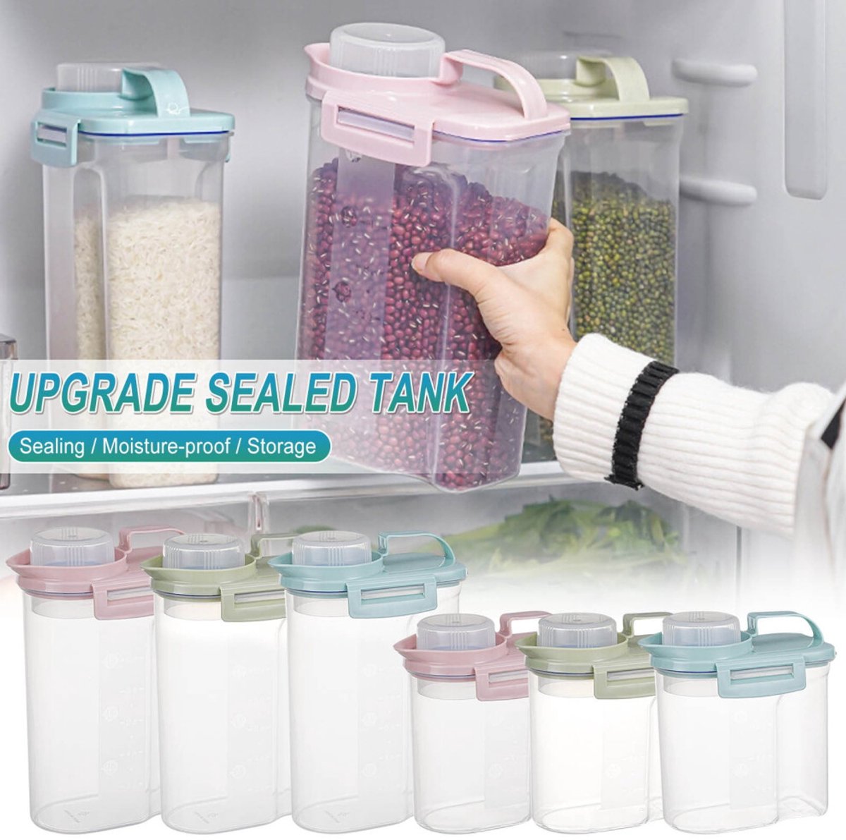Stapelbare en afsluitbare voedselcontainers