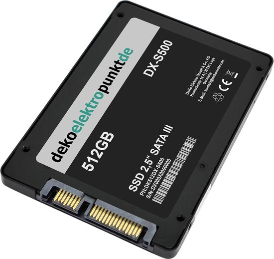 SSD harde schijf - Interne opslag - Laptop upgrade - Snelle dataoverdracht - 2TB - Zwart — afbeelding 2