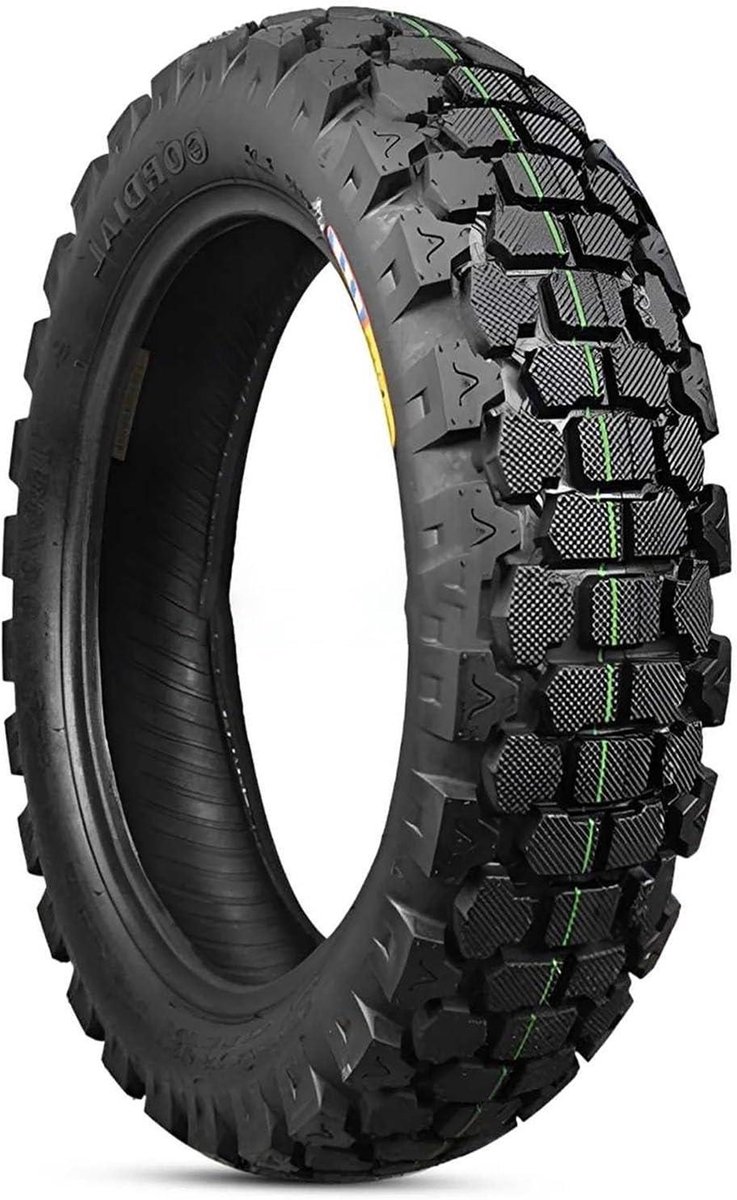 Motorband Achter - Offroadband Tubeless - Offroad Rijden - Prikwerend Slijtvast - 130/90-15 - Zwart