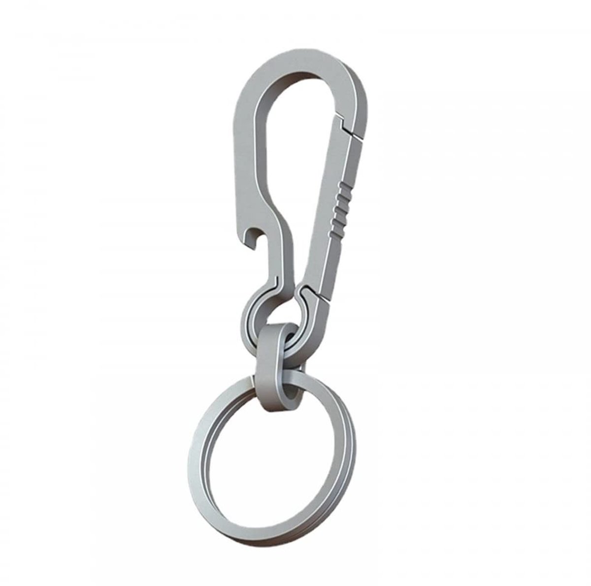 Dailygoods- Sleutelhanger met Karabijnhaak - EDC Sleutelhanger Clip - Flesopener - Snelsluiting - Voor Mannen/Vrouwen - Lichtgewicht en Duurzaam - Sleutelring