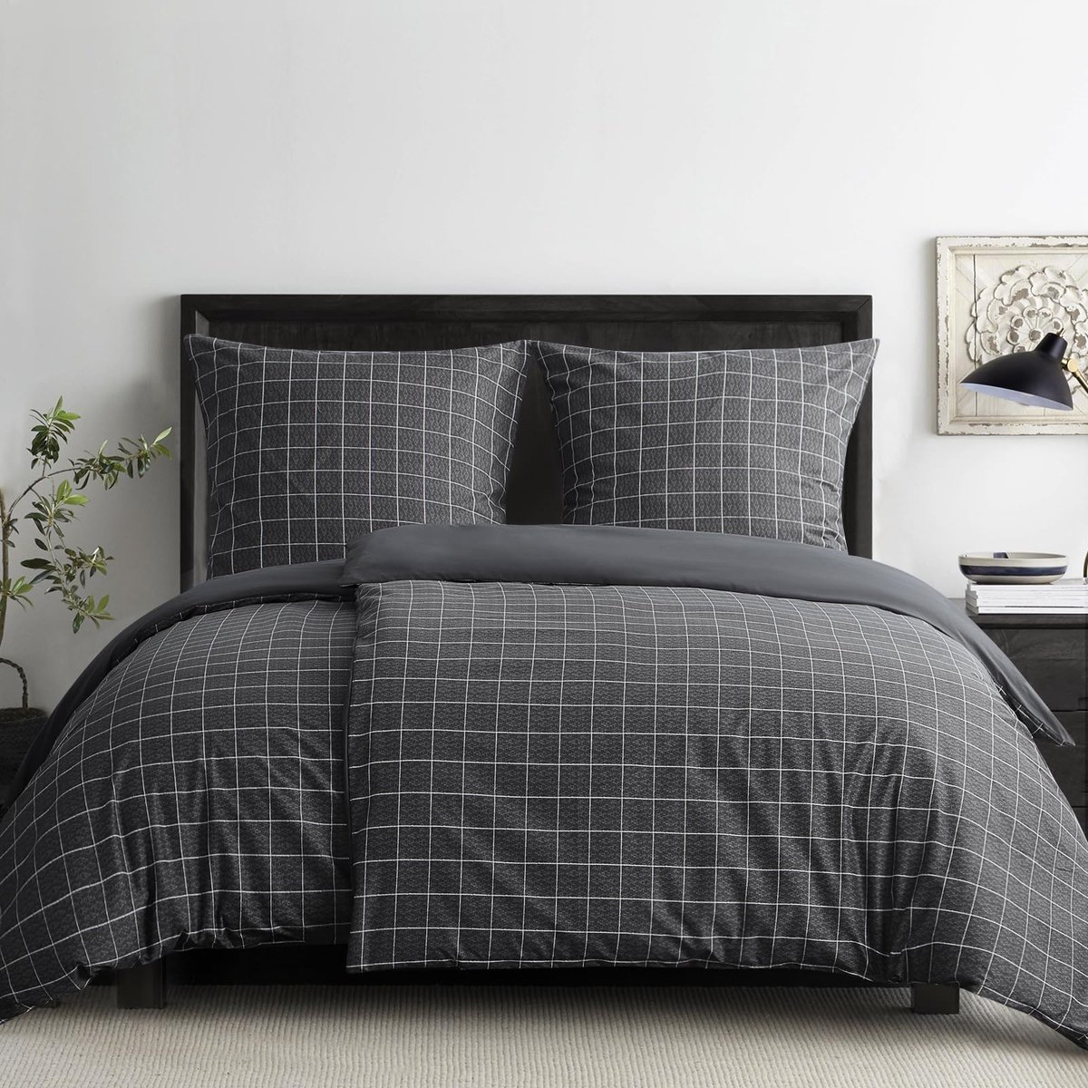 Dailygoods- Beddengoed 135 x 200 4-delig - Dekbedovertrekken 135 x 200 cm - Kussenslopen 80 x 80 cm - Microvezel - 10 jaar garantie - Elegante stijl - Dekbedovertrek