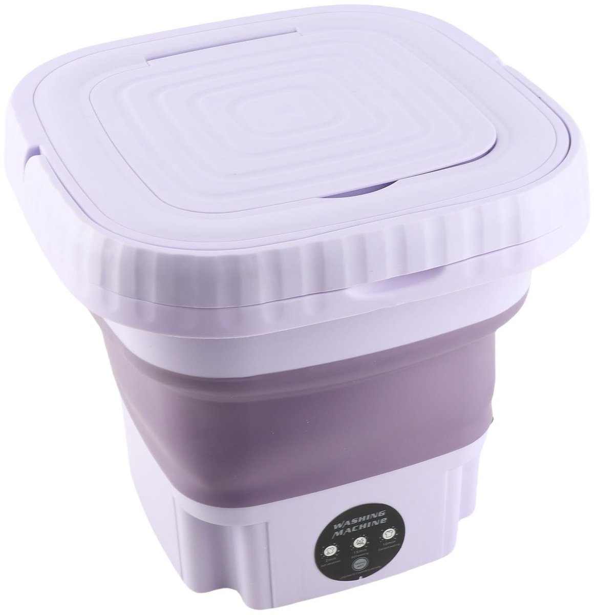 Dailygoods- Wasmachine Draagbaar - Opvouwbaar - Automatisch - 11 l Inhoud - Vlekverwijdering - Timerfunctie 2/10/15 minuten - Miniwasmachine