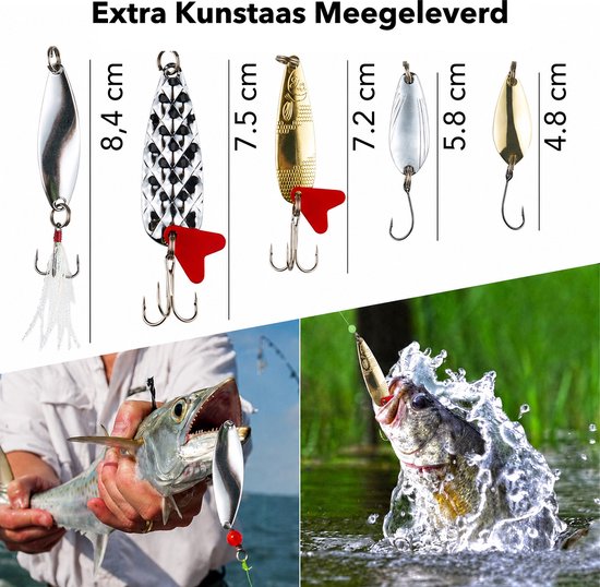DOWO Kunstaas Set 78-delig - Kunstaas Roofvis - Visaas met Softbaits, Jigs, Pluggen en Wormen - Incl. Tacklebox - Kunstaas Snoek en Baars — afbeelding 2