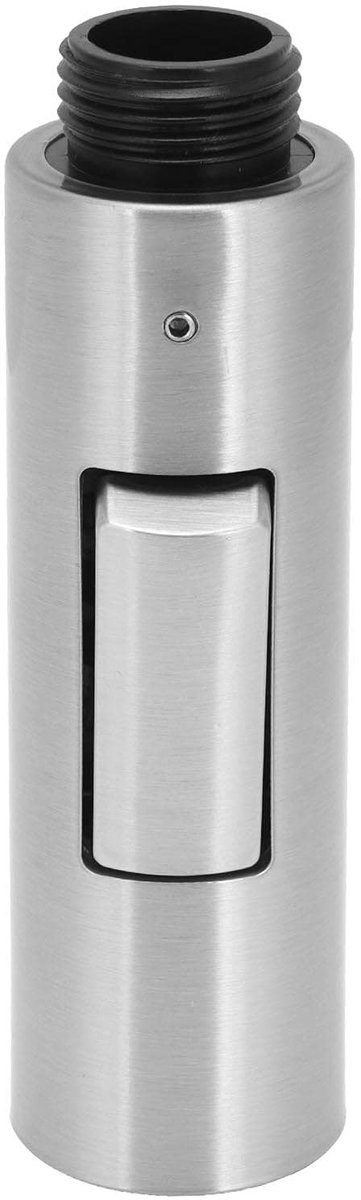 Dailygoods- Gootsteensproeier Uittrekbaar - Douchekop met 2 functies - Handheld - Kunststof/Nikkel Geborsteld - 9 x 3 cm - Voor Keuken/Badkamer