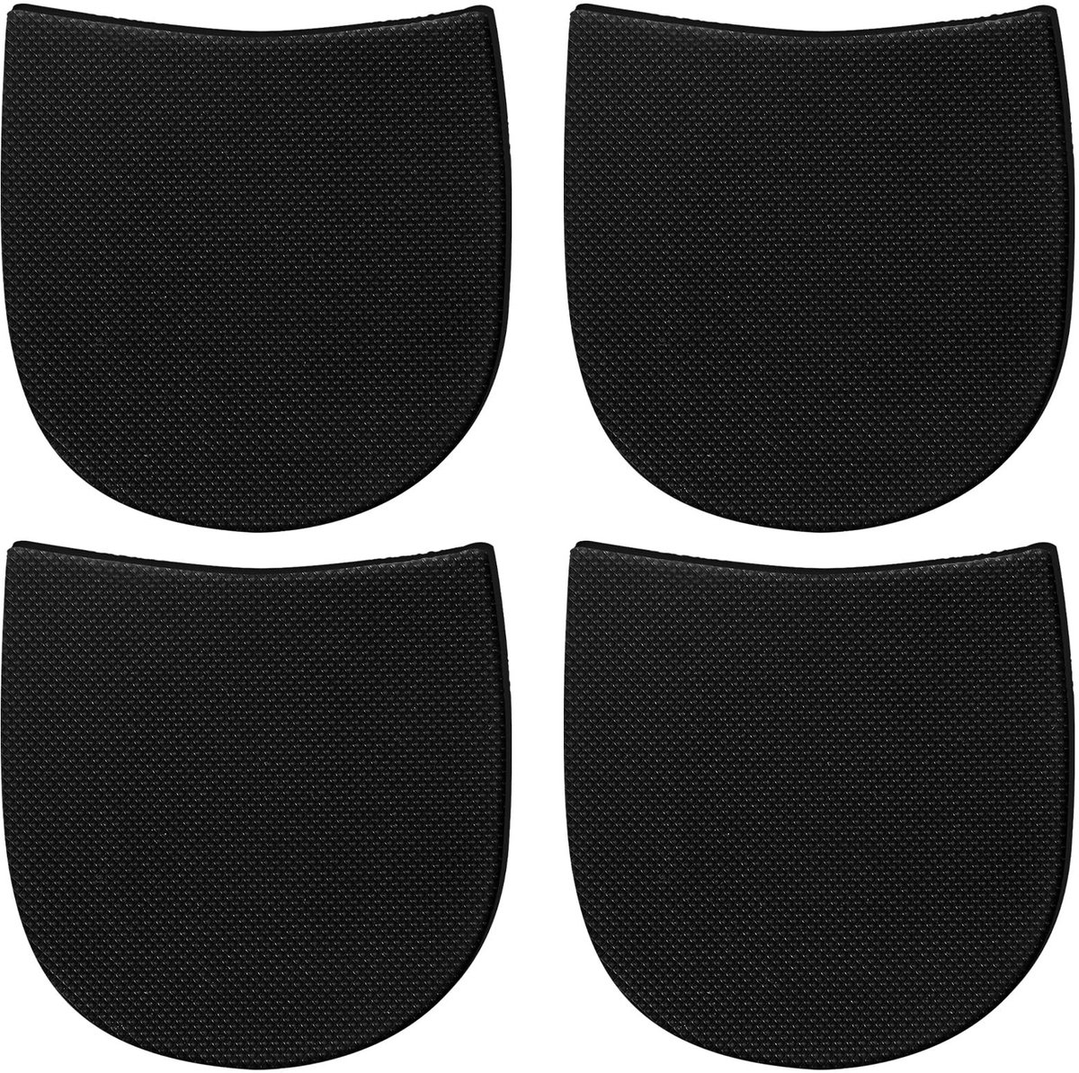Dailygoods- Boot Hak Pad - 4 Stuks - Rubber - Antislip - Hielbeschermers - Hielkussentjes - Schokabsorptie - Hielkussen