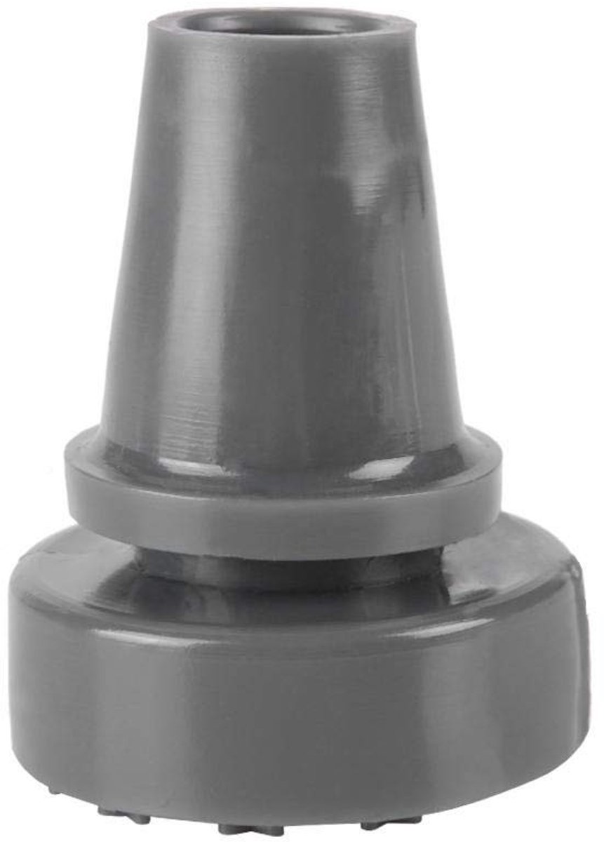 Dailygoods- Krukpunt Rubber - Vervangend Onderdeel - 7/8" Beendiameter - Hoogwaardig Rubber - 360 Graden Draaibaar - Duurzaam en Flexibel - Wandelstokpunt
