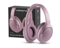 Volkano Odyssey – Bluetooth Koptelefoon – Hoofdtelefoon – Over Ear Koptelefoon – Active Noise Cancelling – Oplaadbaar – Bluetooth – Roze