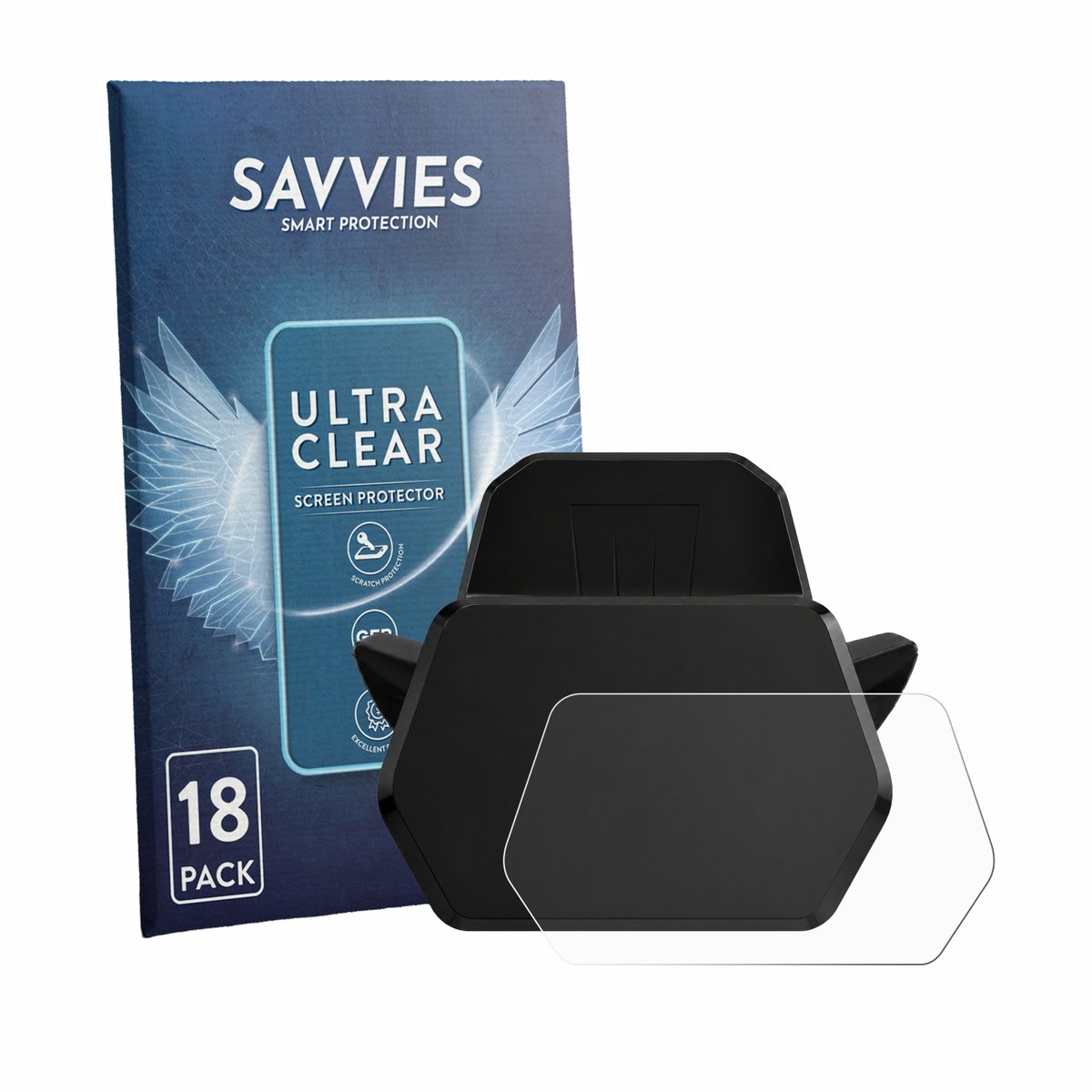 Savvies - Screenprotector voor Navee XT5 PRO - Folie Beschermfolie transparant 18 Stuks