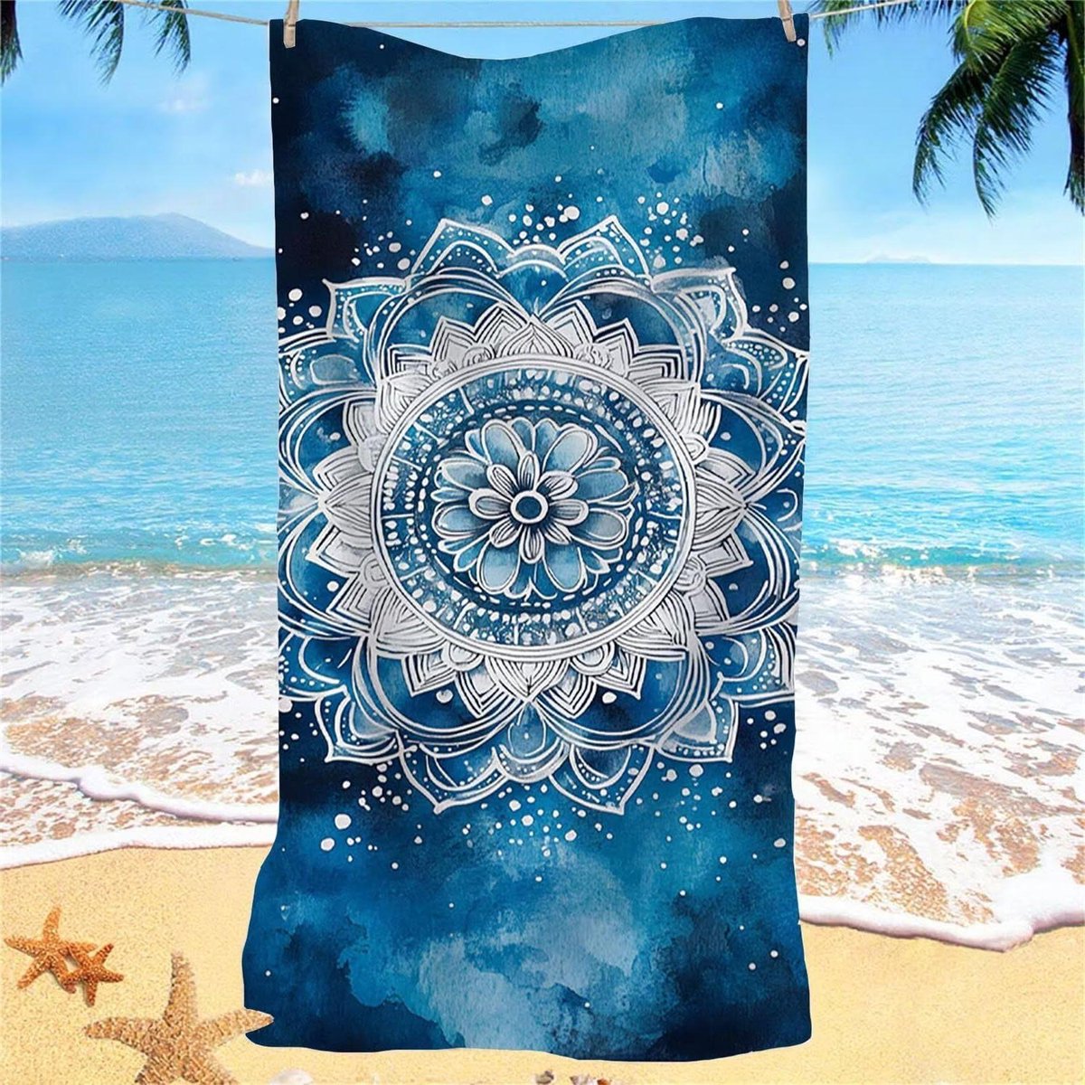 Strandlaken Microvezel - Strandtowel Stranddoek - Strand en Reizen - Zandvrij Sneldrogend 