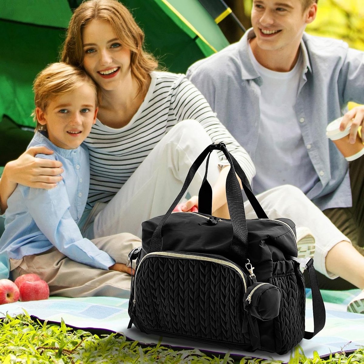 Luiertas Rugzak - Babytas - Reizen met baby - Grote capaciteit - 45 x 23 x 30 cm - Niet gespecificeerd – foto 7