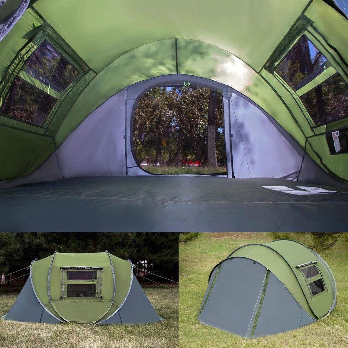 Everyday Elegance Pop-Up tent- Ruim, waterdicht (2000MM) & Binnen 2 Seconden Opgezet - geschikt voor 2 Personen – foto 4