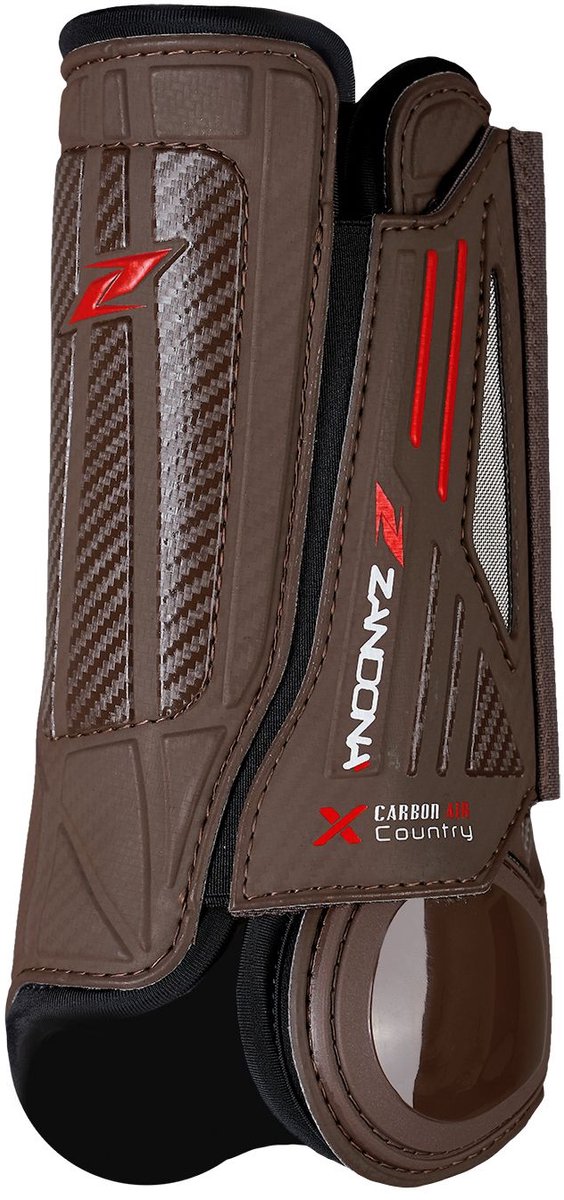 Zandona Carbon Air X-Country Achterbeenbeschermers Bruin L