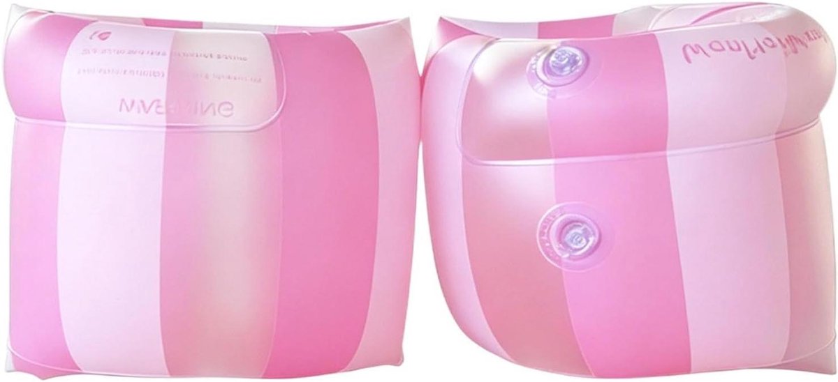 Kinderen Arm Drijvers - Zwembandjes Zwemmen - Veilig Zwemmen Leren - Huidvriendelijk PVC - 20x18 cm - Roze
