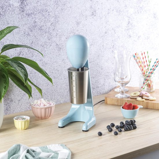 QUOVO® Milkshake Machine - Milkshake Maker - Smoothie Maker - Blauw - 15cm x 14cm x 38cm van Quovo — afbeelding 3