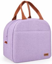 BOTC Koeltas - Lunchtas - 7 liter - Koeltasje - Geïsoleerde Koeltas - 25x21x14cm - Paars