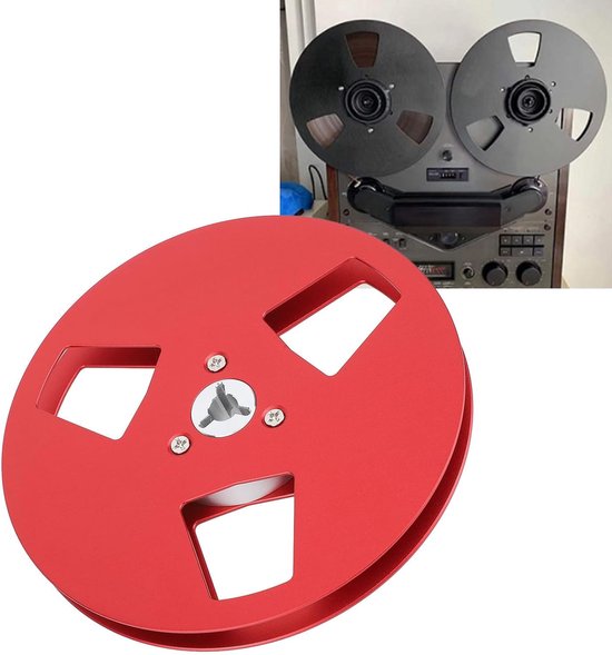 Lege Opnamespoel - Spoel Reel - Muziek Opnemen - Aluminium Flenzen - 5 Inch - Rosso — afbeelding 2