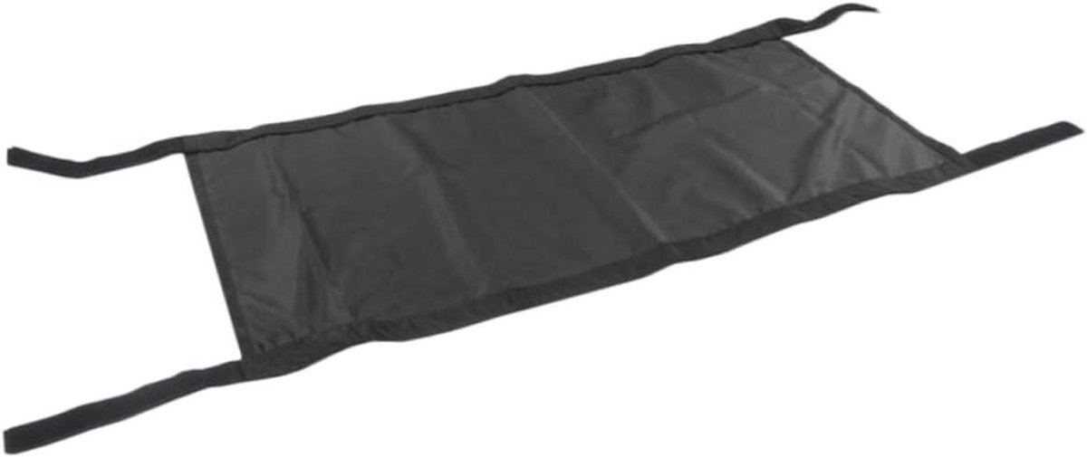 Autodak Hangmat - Draagbare Luifel - Ontspannen Buiten - Zonder Boren - 153x54 cm - Zwart