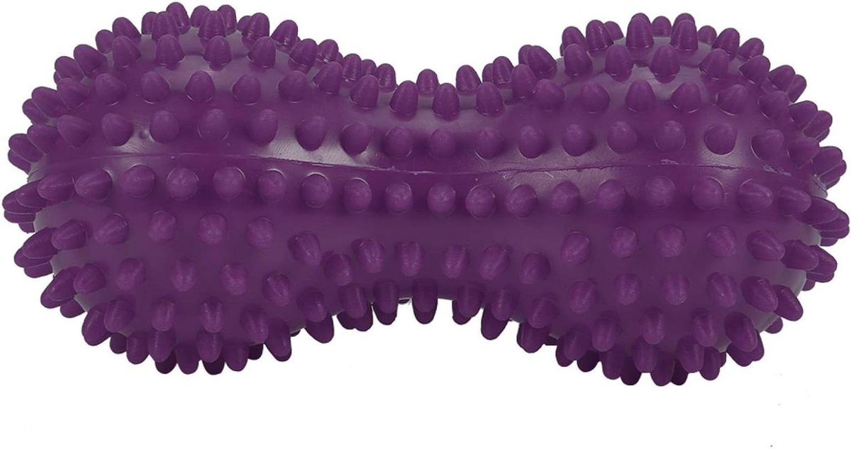 Pinda Massagebal - Spierbal Triggerpoint - Spierontspanning Herstel - Uniek Vormgegeven Ontwerp - 7 cm Diameter - Paars