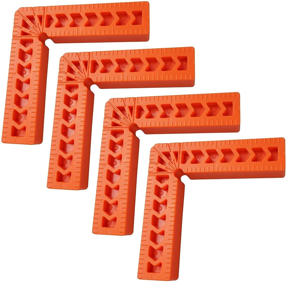 Dailygoods- Hoekklem 90 Graden - 4 Stuks - Positioneringshoek - Hoek Positioneringsklemmen - Voor Laden/Kasten - Modelbouw - Positioneringsklem