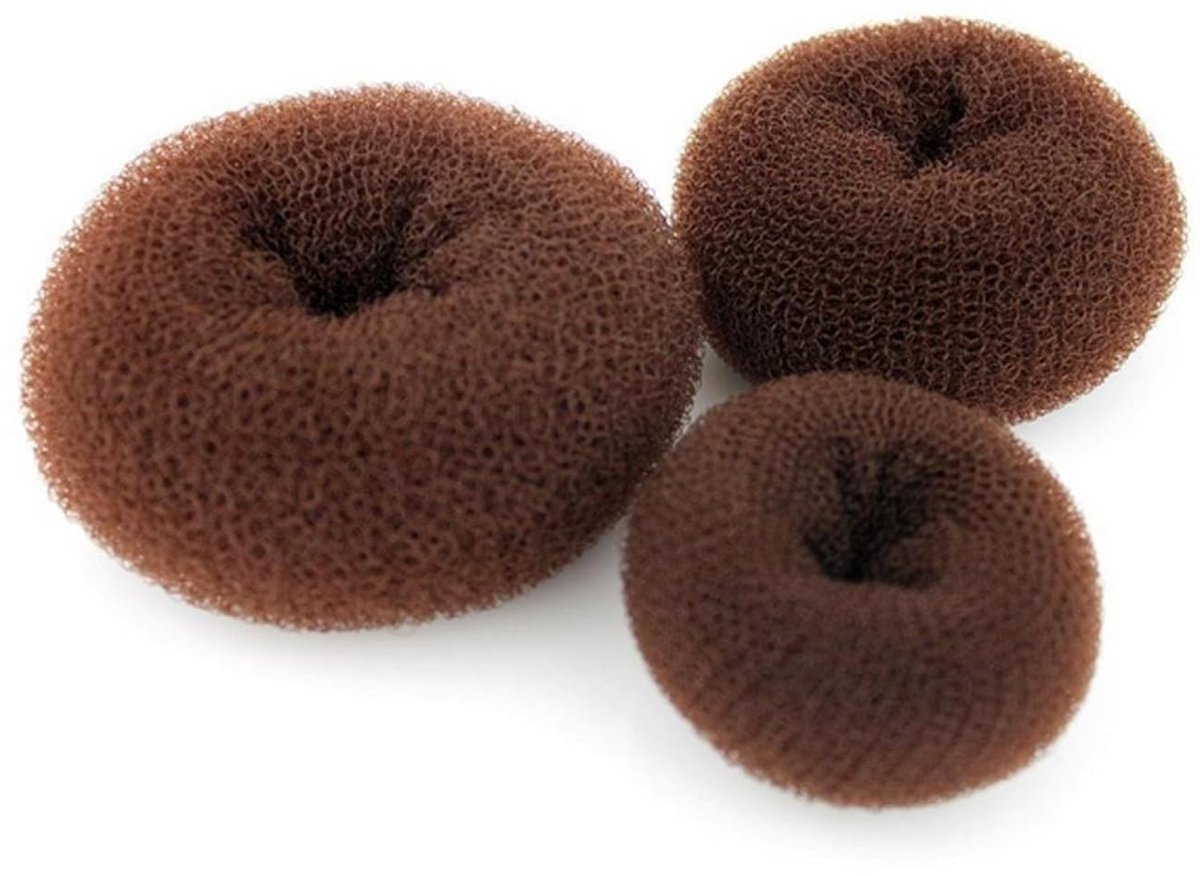 Dailygoods- Haardonut Set 3 Stuks - Klein/Middel/Groot - Haar Styling Accessoires - Duttkussen - Perfect voor Bruiloft/Verjaardag - Luxe Haarschmuck - Haarknot