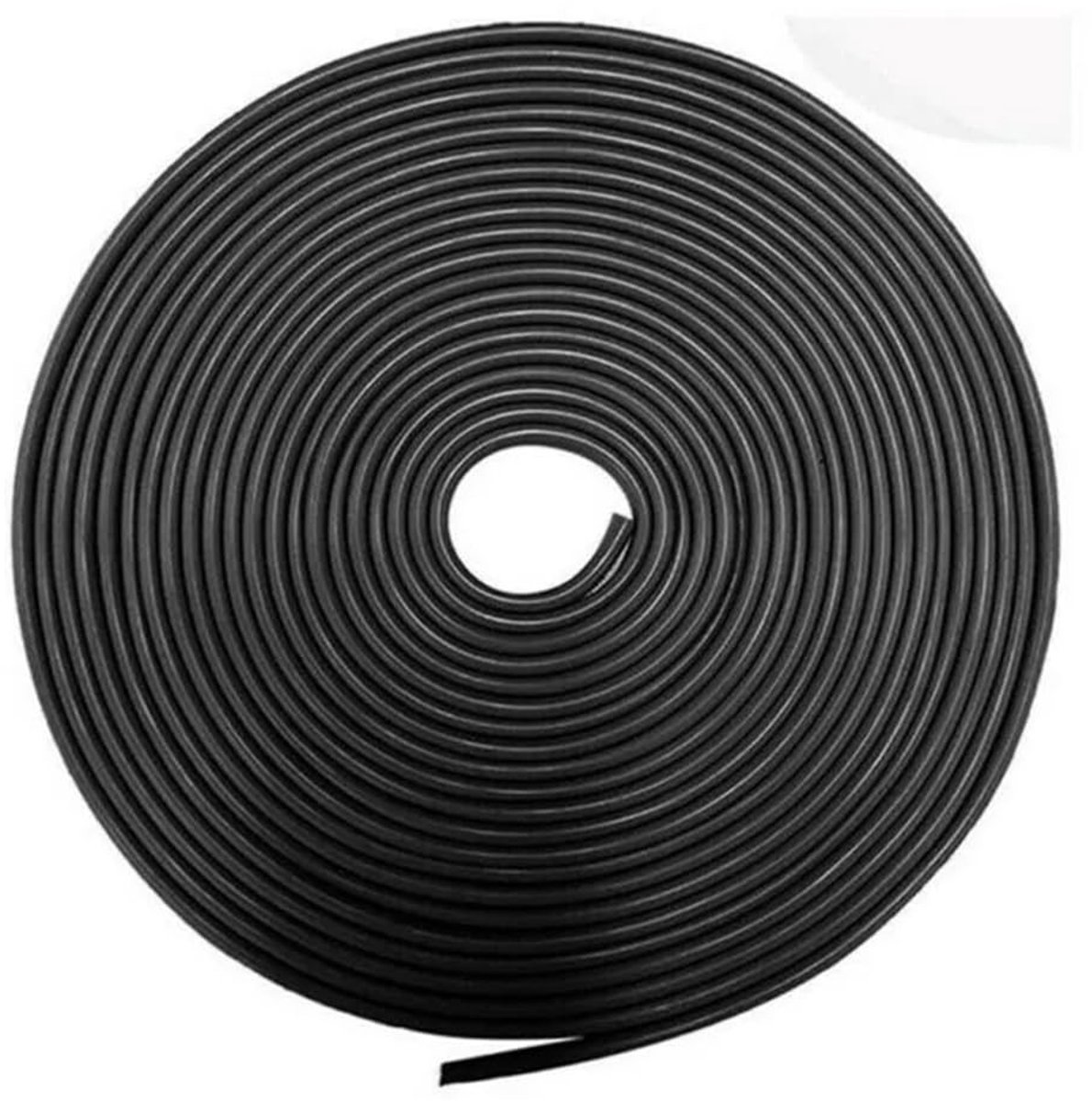 Dailygoods- Deurrandbescherming 5m - Rubber U-vorm - Bescherming autodeuren - Randbescherming SUV/sedan - Zwart - Slijtvast en eenvoudig te installeren - Autodeurbescherming