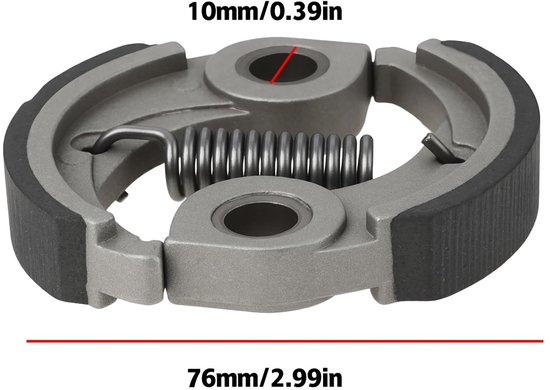 Dailygoods- Grasmaaier Koppeling - Vervangend Onderdeel - Compatibel — afbeelding 4