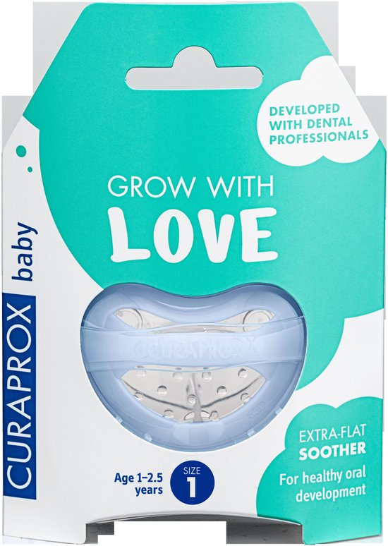 Curaprox Baby Fopspeen Maat 1 - Blauw van Curaprox — afbeelding 4