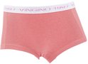 Koraalroze meisjesboxer met witte Vingino 1997 tailleband.