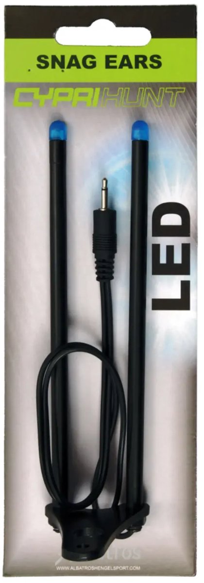 Albatros CypriHunt LED Snag Ears met mini-jack aansluiting | set | geel, rood of blauw blauw