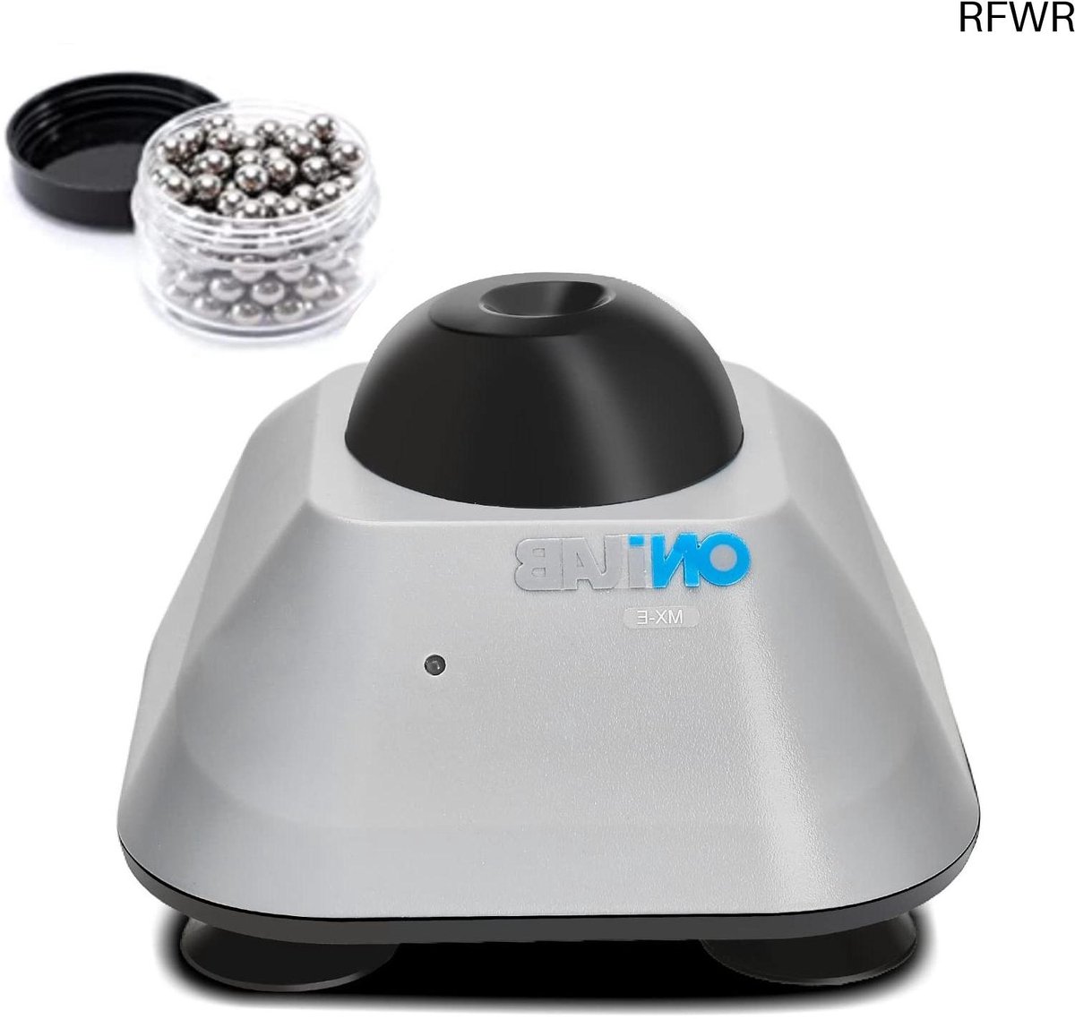 Mini Vortex Mixer - Laboratorium Roerder - Vloeistoffen Mengen - Touch Functie - 120 Mengbollen - Grijs