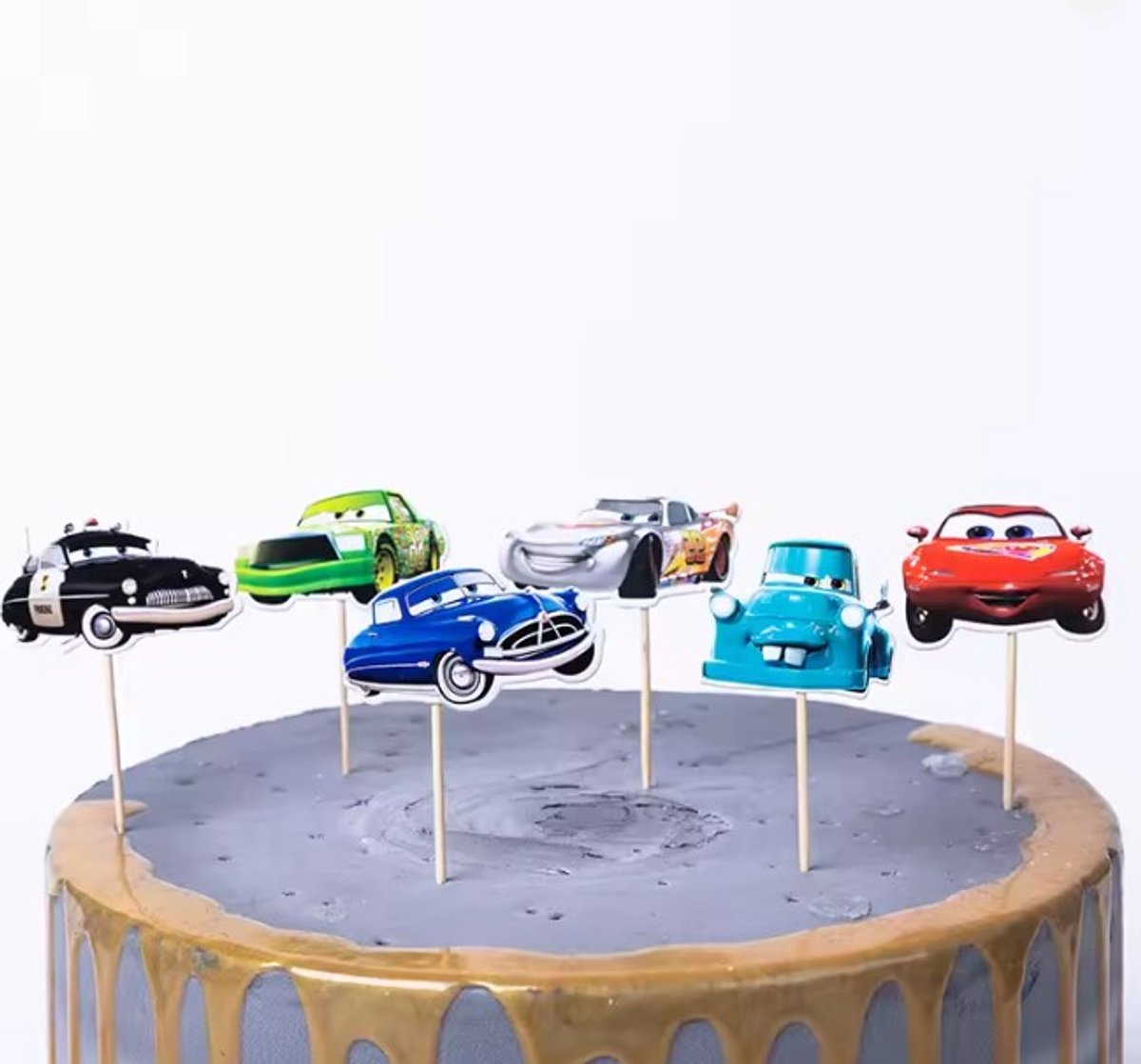 Disney Cars Cake Toppers – 24 stuks per sets - Cupcake Toppers - Decoratie