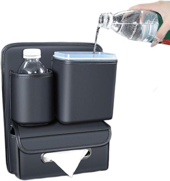 Auto Opbergvak - Tussen Stoelen Organizer - Reis Documenten Opslag - Antislip Veilig Ontwerp - 26 cm Breed - Multikleur