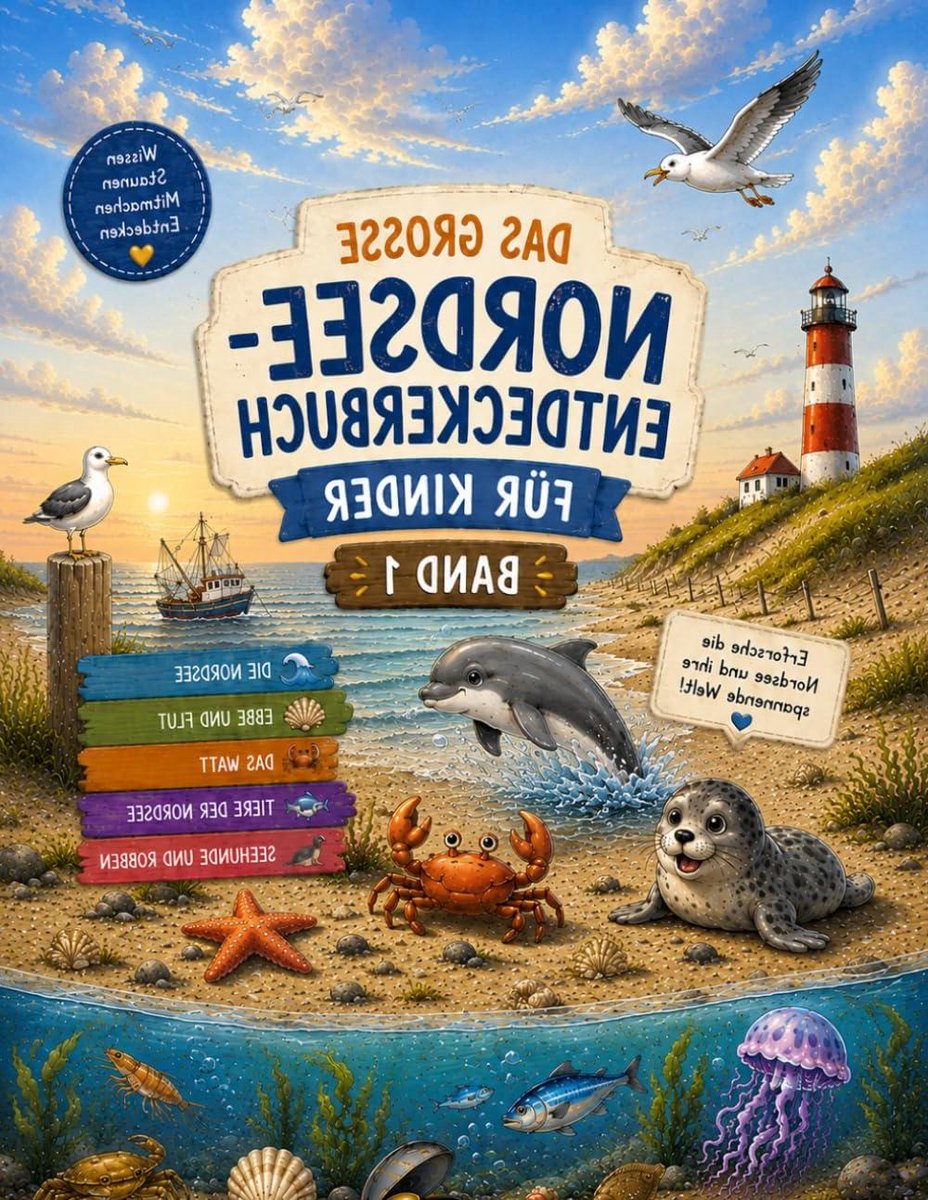 Ontdekboek Noordzee - Kinderboek - Leren en Spelen - Mitmach- en Kennisboek - 121 Pagina's - Meerdere Kleuren