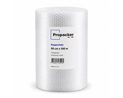 Noppenfolie Rol 50cm x 100m – Luchtkussenfolie voor Verpakken, Verhuizen en Verzenden. Bubble warp | Propacker
