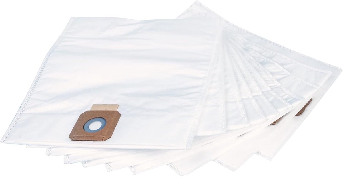 Stofzuigerzakken Vlies - Microvezel Zakken - Stofvrij Werken - Constante Zuigkracht - 10 Stuks - Wit