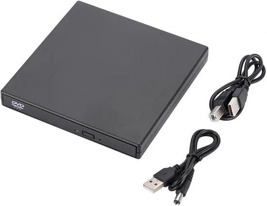 Dvd-speler - Cd-speler - Films Kijken - Compact Ontwerp - Ultradun - Zwart — afbeelding 5