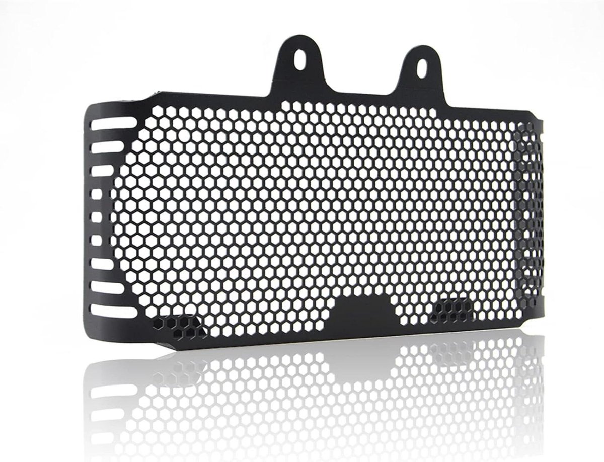 Radiateur Beschermkap - Motor Grid - Motor Beschermen - Aluminium Materiaal - 28.5 x 16 cm - Zwart
