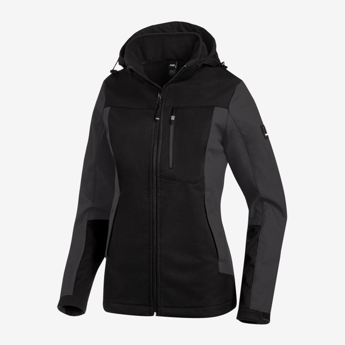 FHB JULIA Softshell-Jack Dames 79120 Zwart