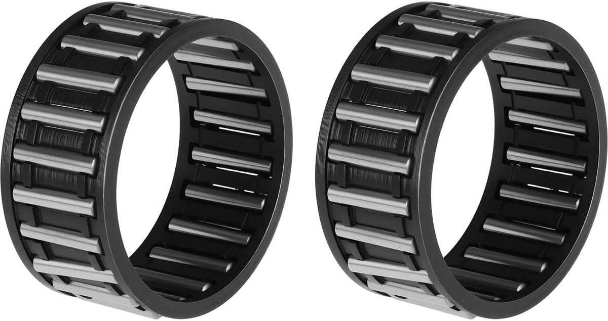 Dailygoods- Naaldlager 24mm ID - 28mm OD - 13mm Breedte - 2 Stuks - Schokbestendig - Duurzaam - Voor Mechanische Toepassingen - Lager