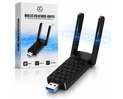 Twenty4seven® WiFi Adapter - WiFi 6 Router 1300 Mbit/s - 5G & 2,4 G Internet Repeater & Versterker - USB 3.0 - Extender & Booster Draadloos - Geschikt voor Windows XP/7/8/10/11