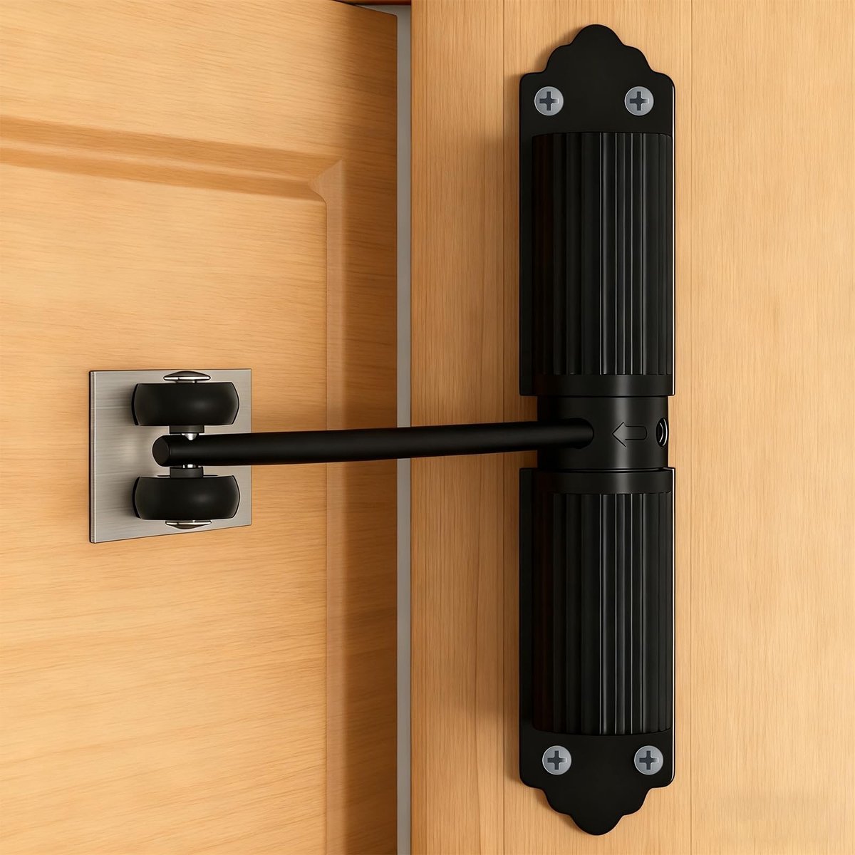 Dailygoods- Deursluiter Automatisch - Deurveer - Deurdranger - Geluidsreductie - Geschikt voor DIN deuren - Tot 60 kg Draagvermogen