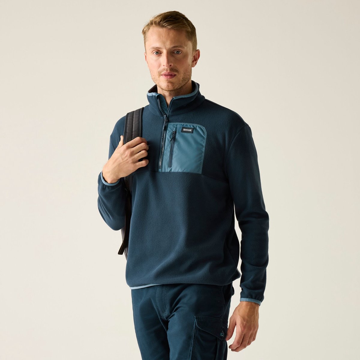 Heren Frankie Half Zip Fleece
