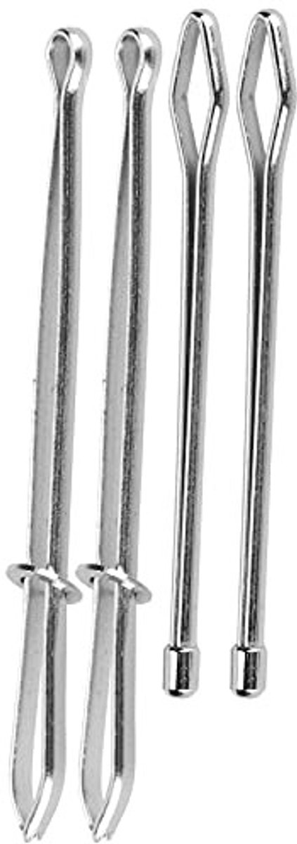 Dailygoods- Trekker - Flexibele/Verstelbare Draadtrekker - Set van 4 Stuks - Voor Huishoudelijk Gebruik - Geschikt voor Elastische Koorden - Handig Accessoire - Koordtrekker