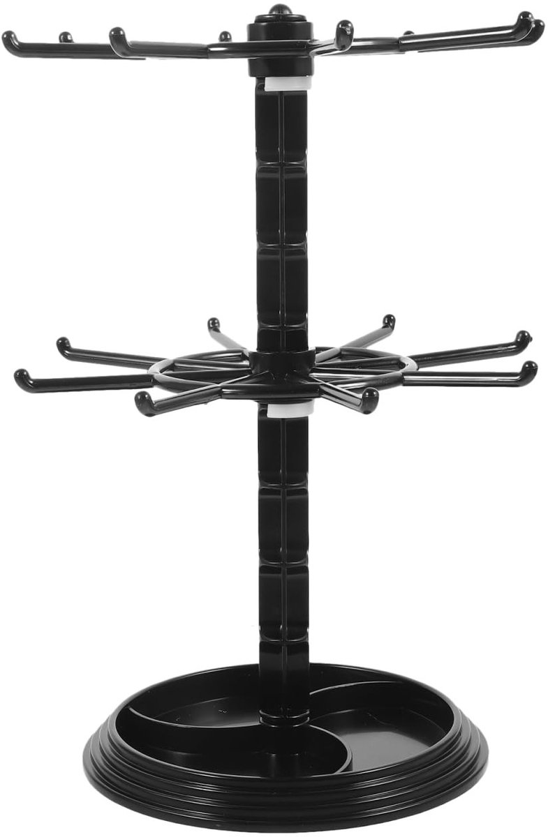 Dailygoods- Sieradenstandaard Rotatable - Sieraden organizer - Hanger voor kettingen - Sleutelhanger houder - Decoratieve boomstandaard - Minimalistisch ontwerp - Sieradenhouder