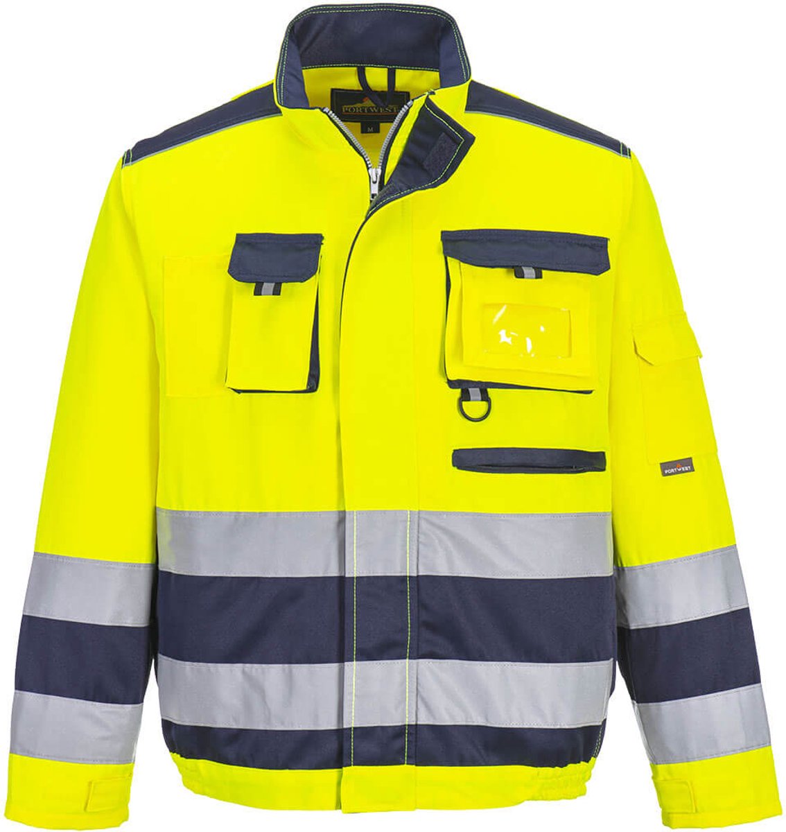 Portwest Lille Hi-vis Jas TX50 /Marine Geel