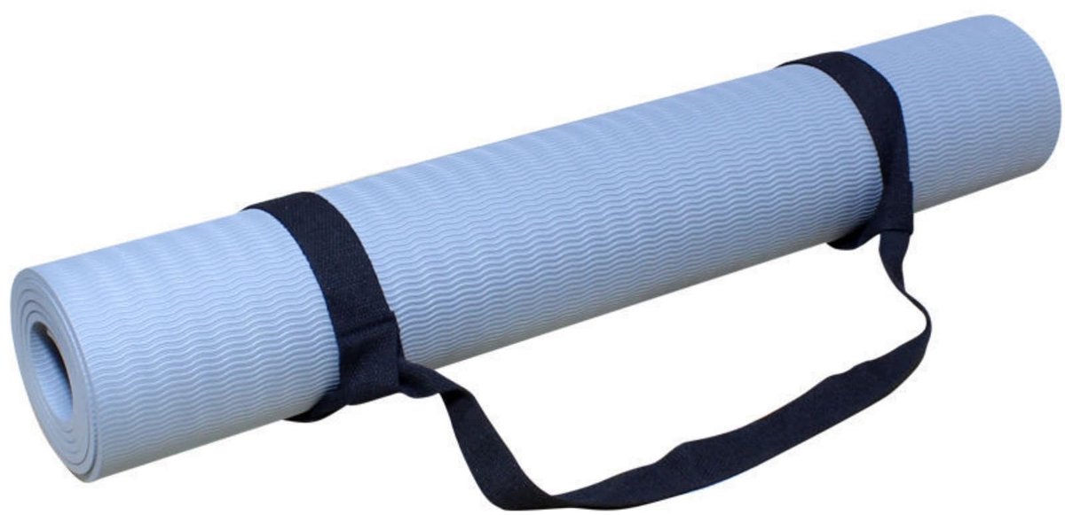 Dailygoods- Yogamat-Draagriem Verstelbaar - Katoenen Harnas Sling - Sportmat Drager - Voor Pilates/Oefeningen - Lichtgewicht en Compact - Yogariem