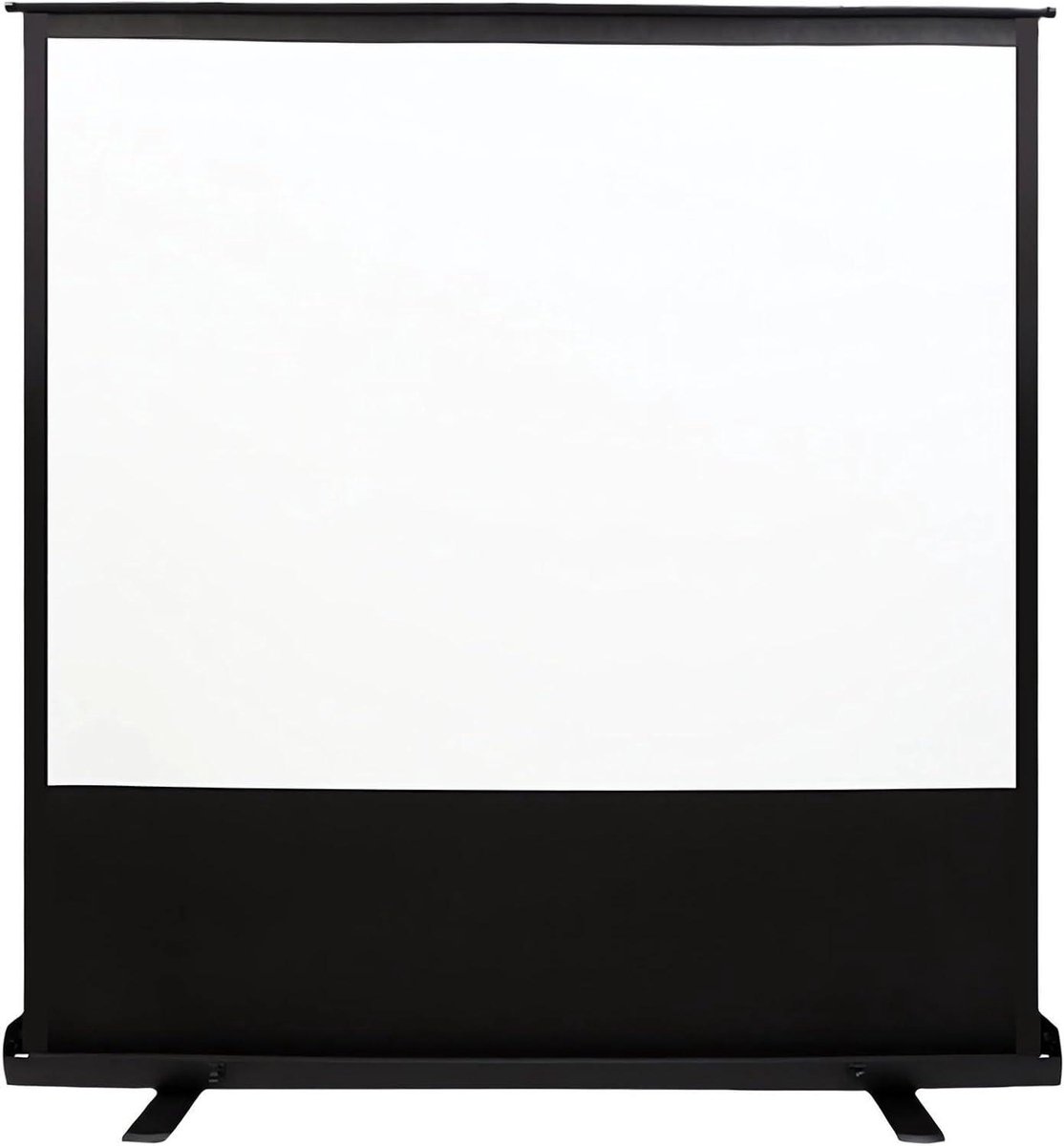 Projectiescherm - Filmscherm Beeldscherm - Thuisbioscoop Creëren - Handmatig Oprolbaar - 60 inch 16:9 - Zwart