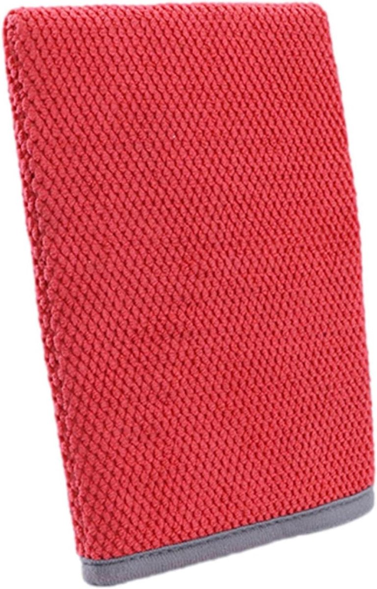 Autodetailing Clay Handschoen - Wassen en Polijsten - Auto Reinigen - Geavanceerde Klei Technologie - 22 x 14 cm - Rood