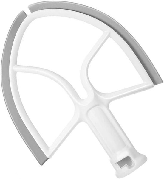 Mixer Accessoire - Platte Klopper - Beslag Maken - Flexibele Siliconen Rand - 18 cm - Grijs — afbeelding 5